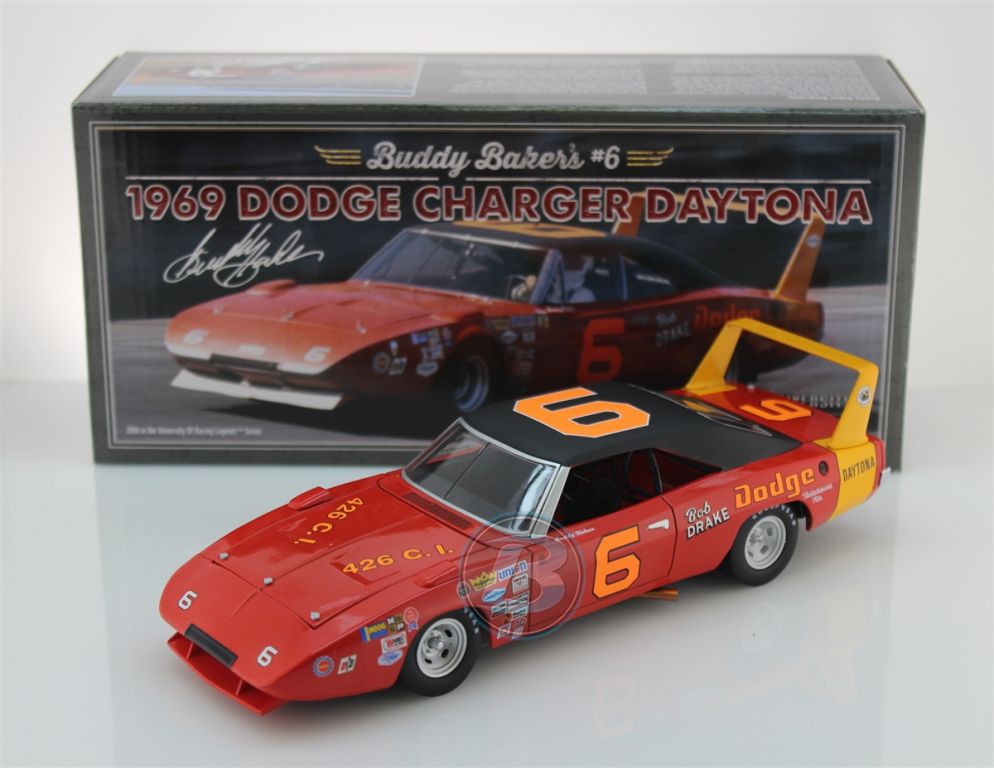 Buddy Baker #6 Bob Drake 1969 Dodge Daytona 1:24 University of Racing ...