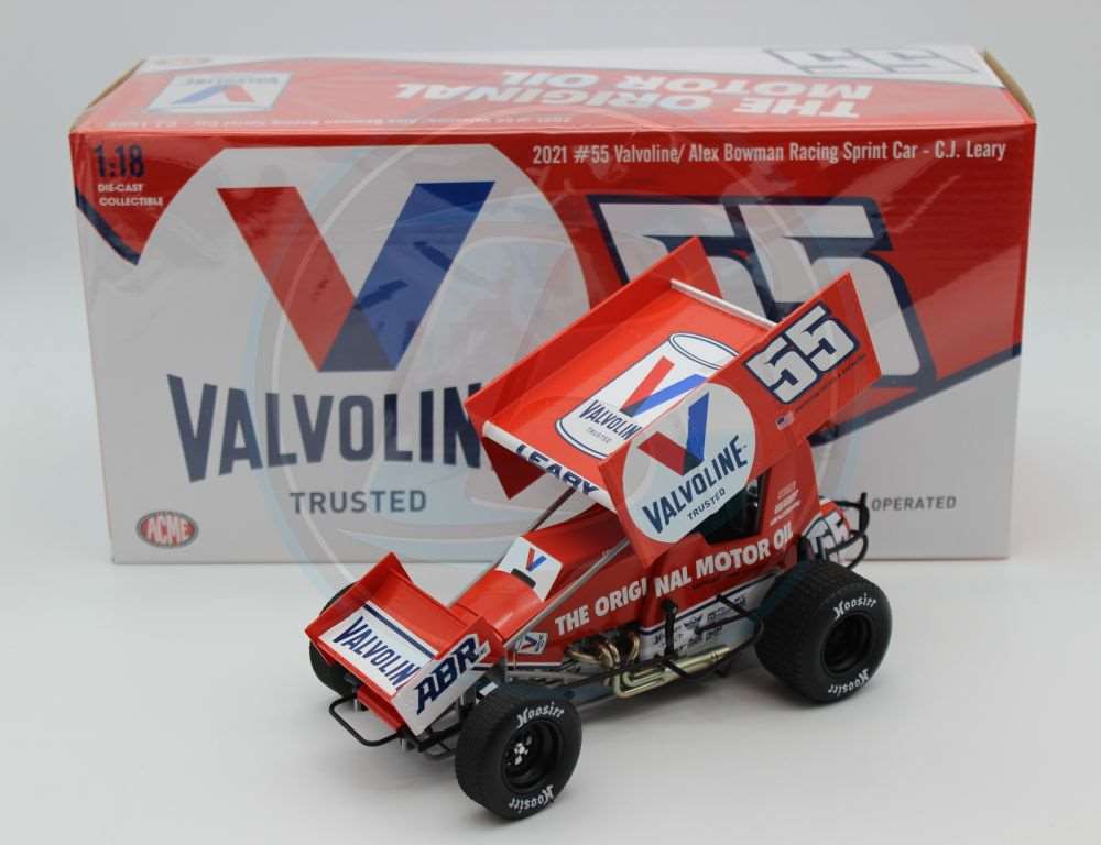 Acme 1/18 2021 #55 CJ outlet Leary Alex Bowman Racing Valvoline Sprint Car