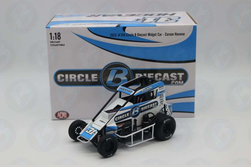 Carson Hocevar 2023 Circle B Diecast Chili Bowl 1:18 Midget Diecast