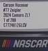 Carson Hocevar 2024 Zeigler Auto Group 1:64 Nascar Diecast Chassis - C772461ZGLCV