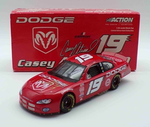 Casey Atwood Autographed 2001 #19 Dodge 1:24 Nascar Diecast Casey Atwood Autographed 2001 #19 Dodge 1:24 Nascar Diecast