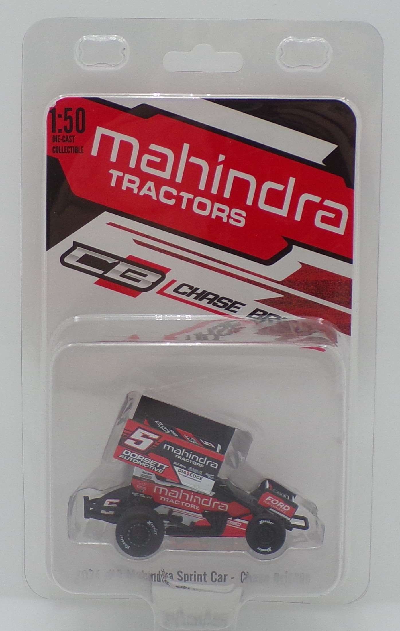 Chase Briscoe 2024 Mahindra Tractors 5 1 50 Sprint Car Diecast