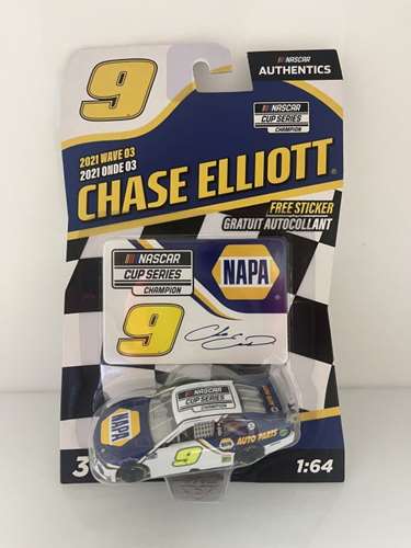 Chase Elliott 2021 NAPA Cup Series 1:64 Nascar Authentics Diecast