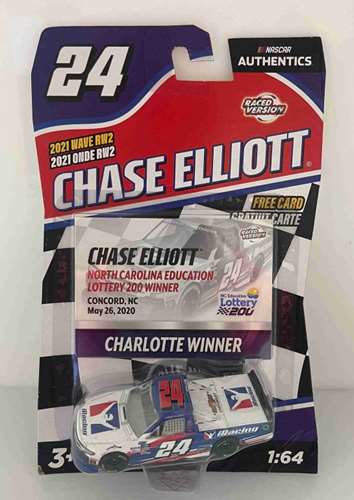 Chase Elliott 2021 Wave RW2 Charlotte Winner 1:64 Nascar Authentics Diecast