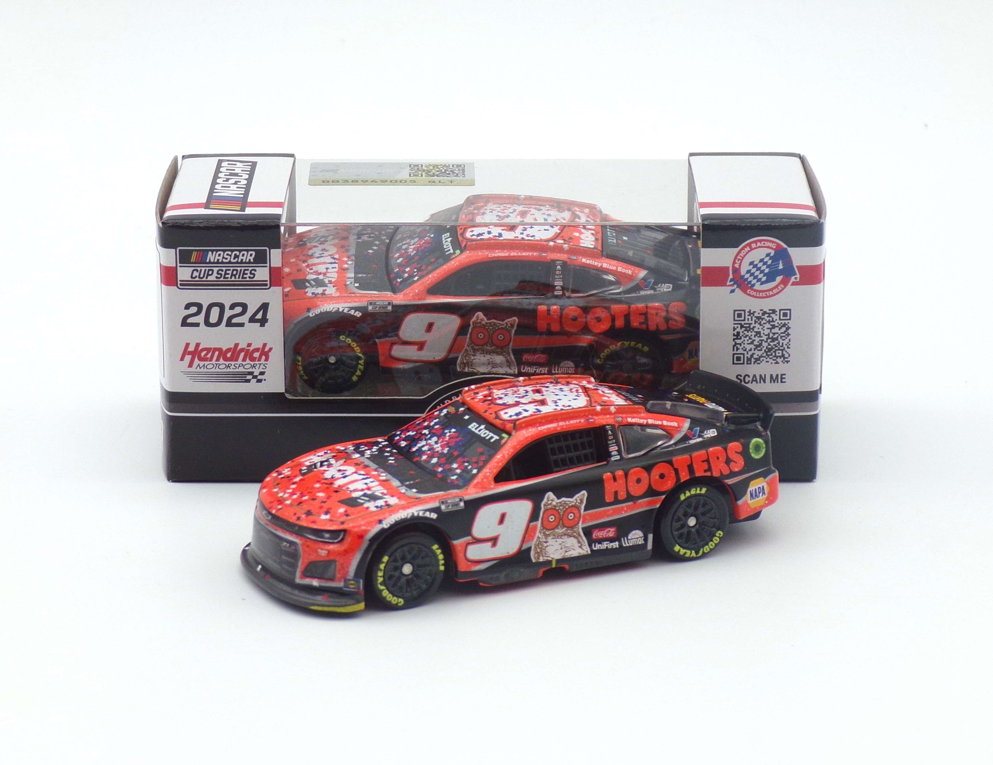 Chase Elliott 2024 Hooters Texas 4 14 24 Race Win 1 64 Nascar Diecast