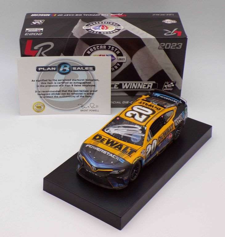 Christopher Bell Autographed 2023 DeWalt Power Stack Bristol Dirt