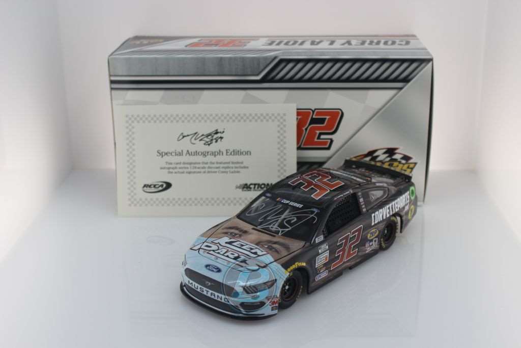 corey lajoie face car diecast