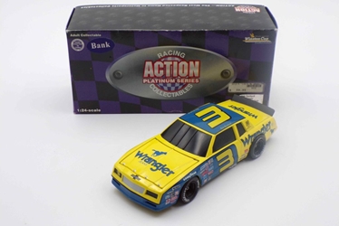 **Damaged See Pictures** Dale Earnhardt 1984 #3 Wrangler 1:24 Action Platinum Series Diecast Bank **Damaged See Pictures** Dale Earnhardt 1984 #3 Wrangler 1:24 Action Platinum Series Diecast Bank