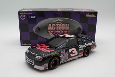 Dale Earnhardt 1997 #3 GM Goodwrench Service Plus 1:24 Nascar Diecast Bank Dale Earnhardt 1997 #3 GM Goodwrench Service Plus 1:24 Nascar Diecast Bank