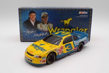 Dale Earnhardt 1999 #3 GM Goodwrench Service Plus / Wrangler 1:24 Nascar Diecast Bank Dale Earnhardt 1999 #3 GM Goodwrench Service Plus / Wrangler 1:24 Nascar Diecast Bank