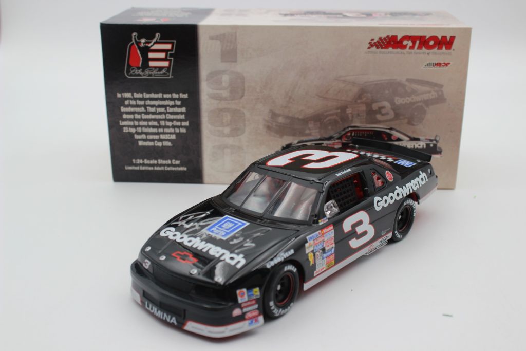 Dale Earnhardt Dual Autographed by/ Richard Childress & Danny 