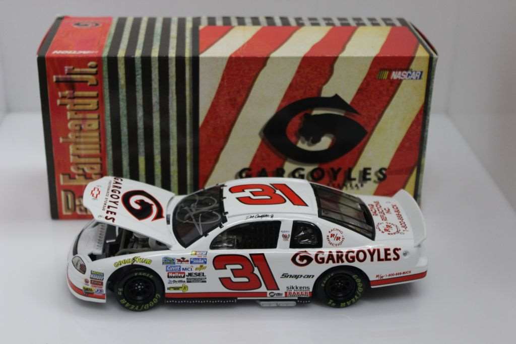 Dale Earnhardt Jr Autographed 1997 #31 Gargoyles 1:24 Nascar Diecast Bank