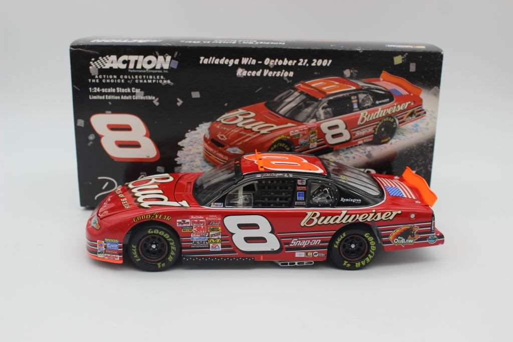 Dale Earnhardt Jr. 2001 Budweiser / Talladega Raced Win 1:24 Nascar Diecast