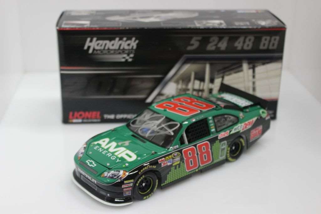 Dale Earnhardt Jr Autographed 2012 AMP Energy 1:24 Nascar Diecast