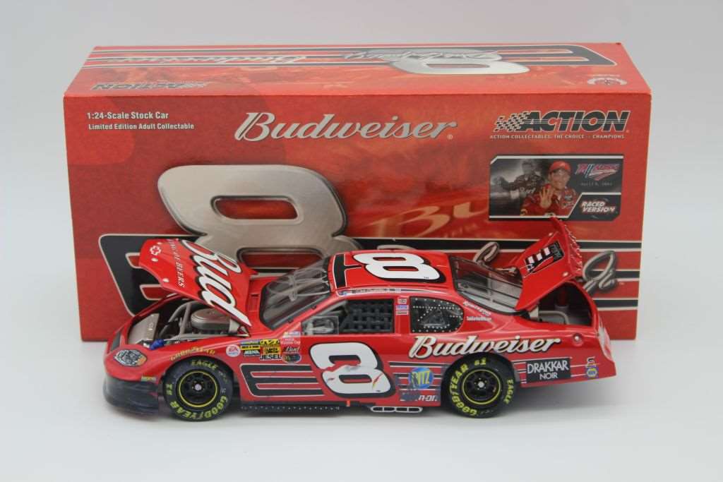 Dale Earnhardt Jr Autographed 2003 Budweiser Talladega Win (#4) 1:24 ...