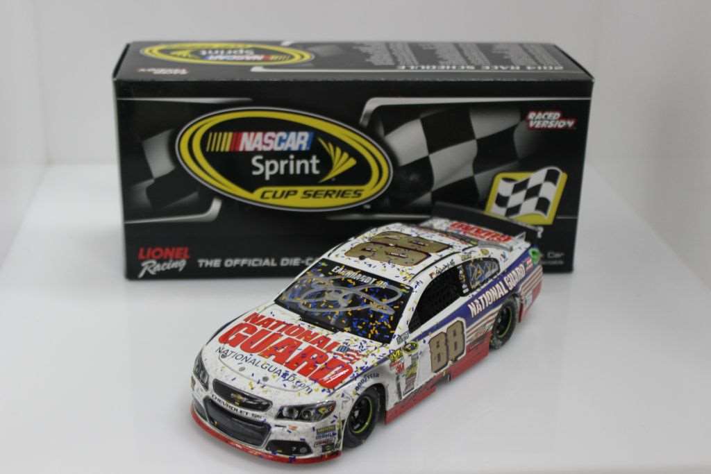 Dale Earnhardt Jr Autographed 2014 National Guard Martinsville Win1 24 Nascar Diecast