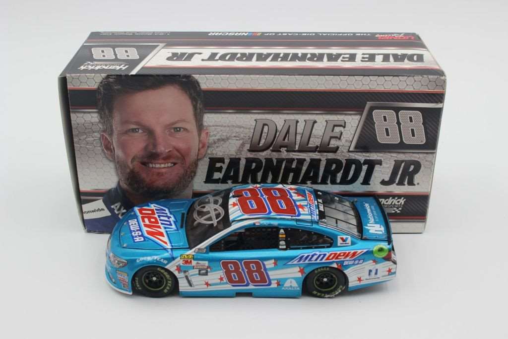 Dale Earnhardt Jr. Autographed 2017 #88 Mountain Dew-S-A 1:24 Nascar Diecast