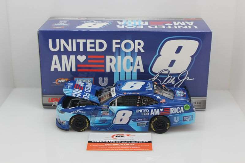 dale earnhardt jr autographed diecast car