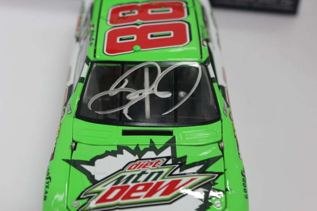 Dale Earnhardt Jr Dual Autographed W/ Steve Letarte 2012 Diet Mtn Dew ...