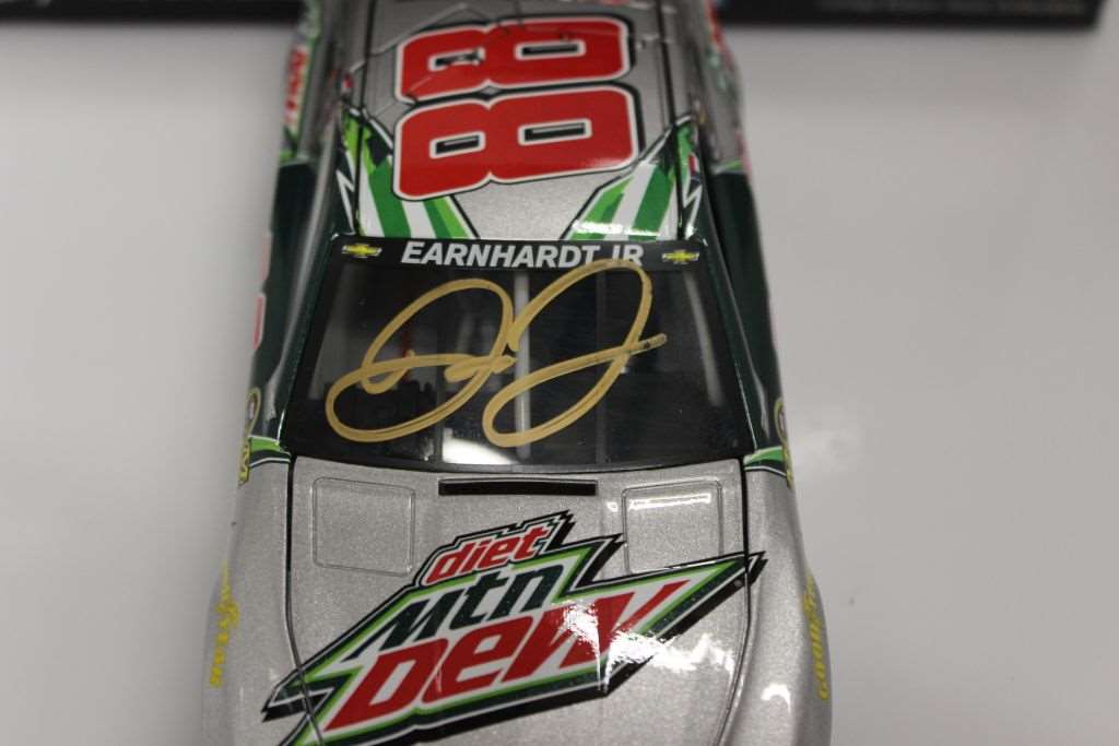 Dale Earnhardt Jr Dual Autographed W/ Steve Letarte 2014 Diet Mtn Dew 1 ...