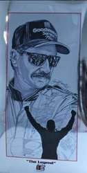 Dale Earnhardt "The Legend " Original Numbered Sam Bass Print 33" X 18" Dale Earnhardt "The Legend " Original Numbered Sam Bass Print 33" X 18"