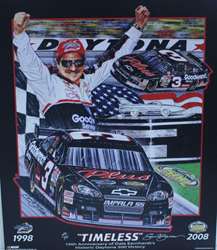 Dale Earnhardt " Timeless" Original Numbered Sam Bass Print 24 X 20.5  Dale Earnhardt " Timeless" Original Numbered Sam Bass Print 24 X 20.5