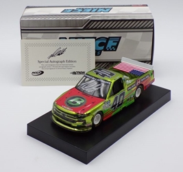** Damaged See Pictures** Ross Chastain Autographed 2020 #40 Plan B Sales Watermelon 1:24 Color Chrome Nascar Diecast ** Damaged See Pictures** Ross Chastain Autographed 2020 #40 Plan B Sales Watermelon 1:24 Color Chrome Nascar Diecast