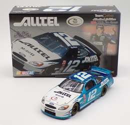 **Damaged See Pictures** Ryan Newman Autographed 2002 Alltel Blue Chrome 1:24 Team Caliber Diecast **Damaged See Pictures** Ryan Newman Autographed 2002 Alltel Blue Chrome 1:24 Team Caliber Diecast