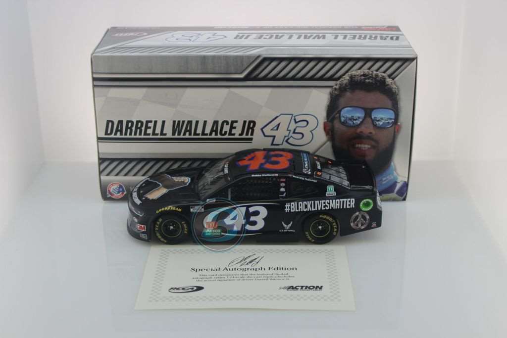 bubba wallace autographed diecast