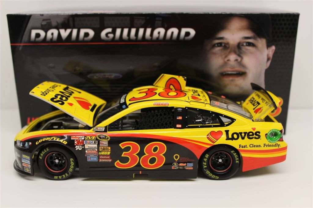 David Gilliland 2014 Loves Travel Stops 1:24 Nascar Diecast