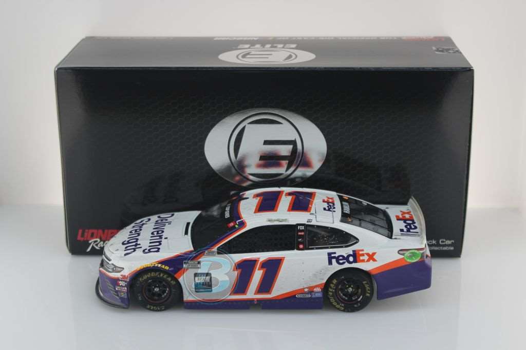 Denny Hamlin 2020 FedEx Delivering Strength Darlington 5/20 Race Win 1:24  Elite Nascar Diecast