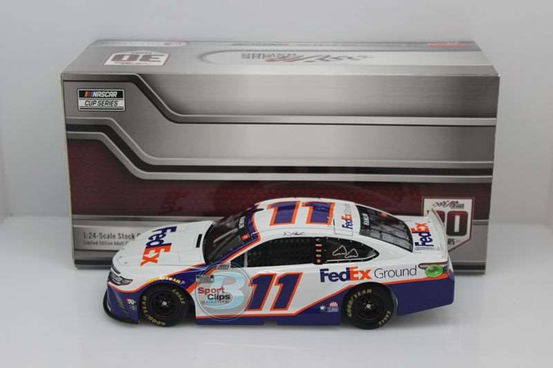 denny hamlin autographed diecast