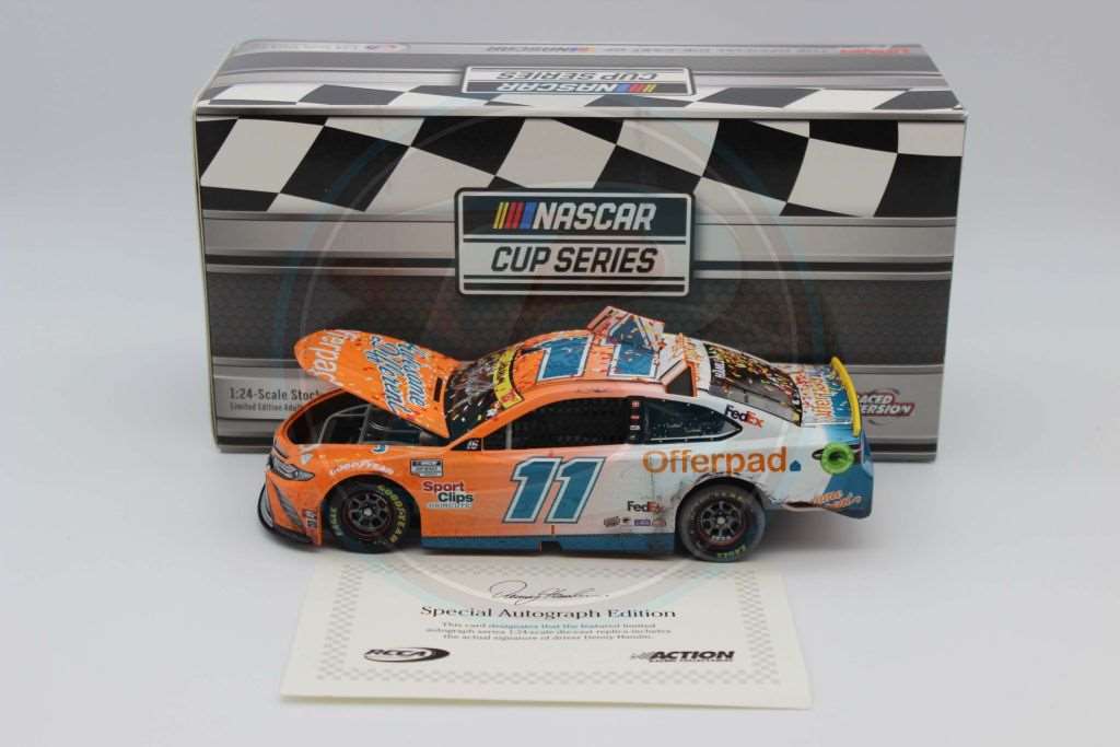 Denny Hamlin Autographed 2021 OfferPad Darlington 9/5 Cup Series ...