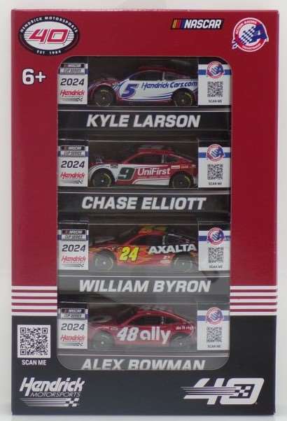 Action racing set 4 offers 1/24 scale nascars