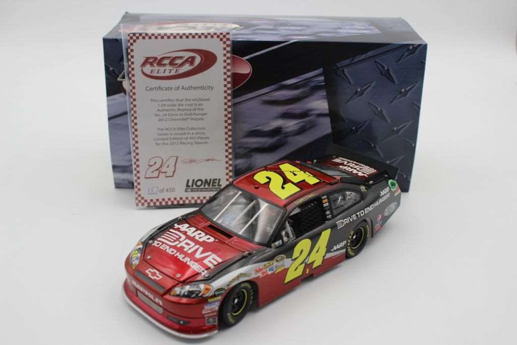 2012 Jeff good Gordon AARP/DTEH 1:24 diecast