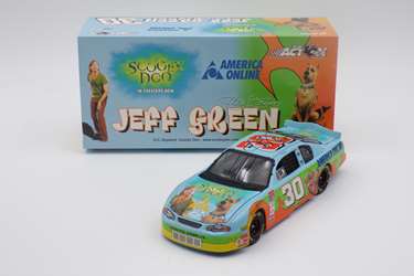 Jeff Green Autographed 2002 AOL / Scooby Doo 1:24 Nascar Diecast Jeff Green Autographed 2002 AOL / Scooby Doo 1:24 Nascar Diecast 