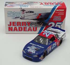 Jerry Nadeau 2000 Michael Holigan Armed Forces / Coast Guard 1:24 Nascar Diecast Bank Jerry Nadeau 2000 Michael Holigan Armed Forces / Coast Guard 1:24 Nascar Diecast Bank