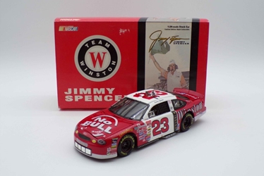 Jimmy Spencer Autographed 1999 #23 Winston No Bull 1:24 Nascar Diecast Jimmy Spencer Autographed 1999 #23 Winston No Bull 1:24 Nascar Diecast