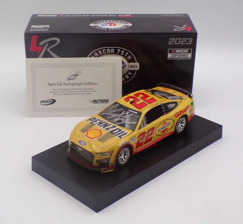 Joey popular Logano Autographed Diecast Car 1:24