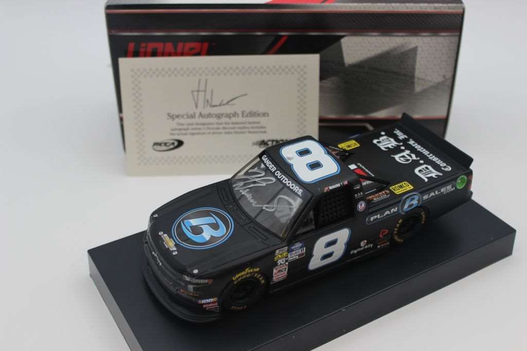 John Hunter Nemechek Autographed 2019 #8 Plan B Sales 1:24 Nascar Diecast