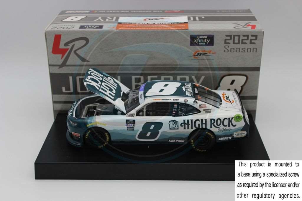 Josh Berry Autographed 2022 High Rock Vodka 1:24 Nascar Diecast