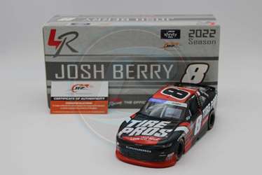 Josh Berry Autographed 2022 Tire Pros 1:24 Josh Berry, Nascar Diecast, 2021 Nascar Diecast, 1:24 Scale Diecast