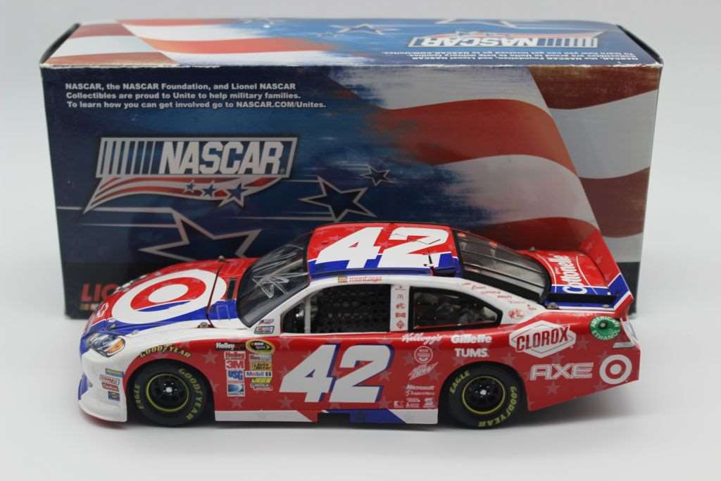 Juan Pablo Montoya Autographed 2012 Target NASCAR Unites 1:24