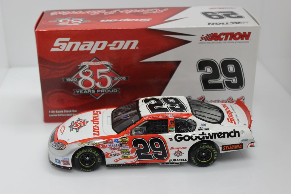 Kevin Harvick Autographed 2005 GM Goodwrench / Snap On 85th Anniversary  1:24 Nascar Diecast