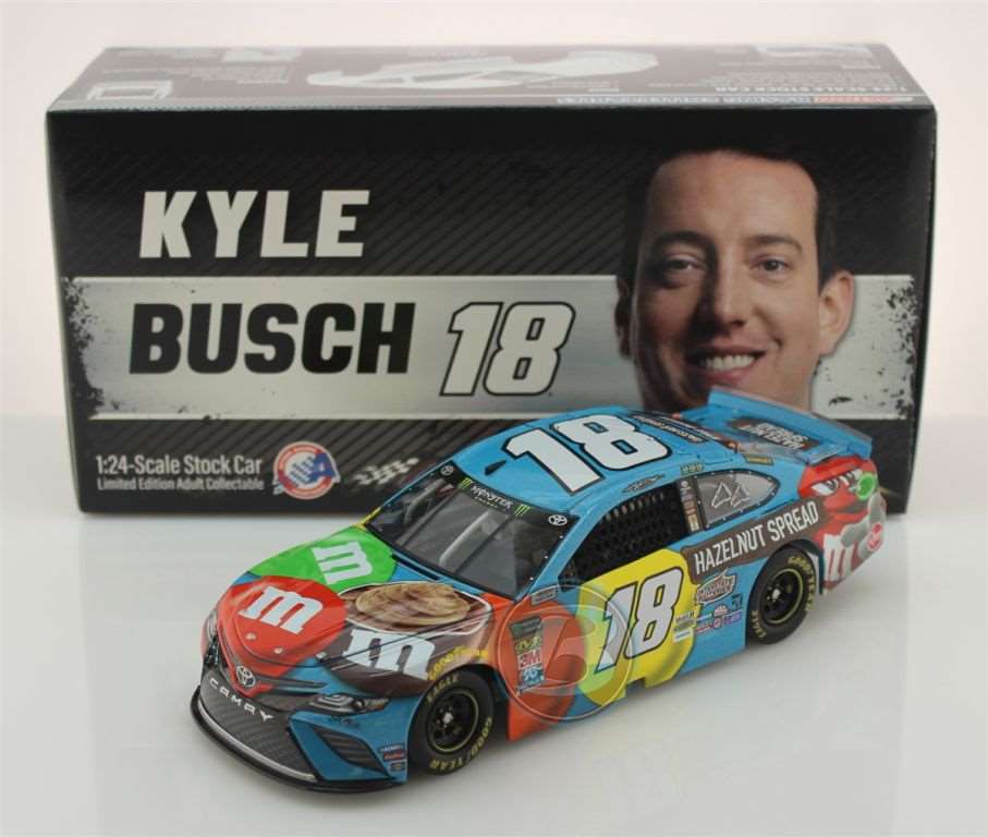 Kyle Busch 2019 M&M's Hazelnut Spread 1:24 Nascar Diecast