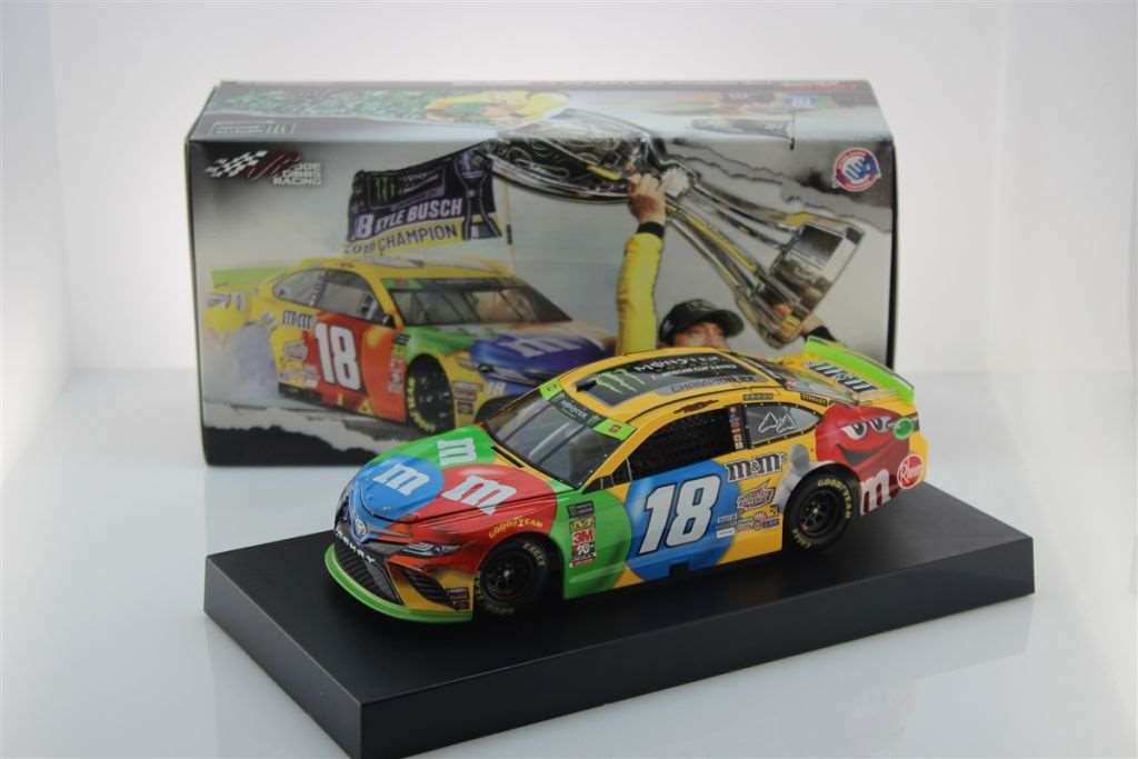 Kyle Busch 2019 M&M's Monster Energy Cup Series Champion 1:24 Nascar Diecast