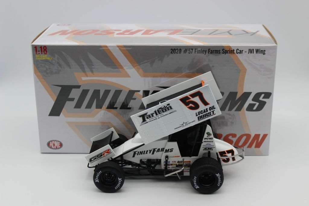 Kyle Larson 2020 Finley Farms JVI Wing #57 1:18 Sprint Car Diecast