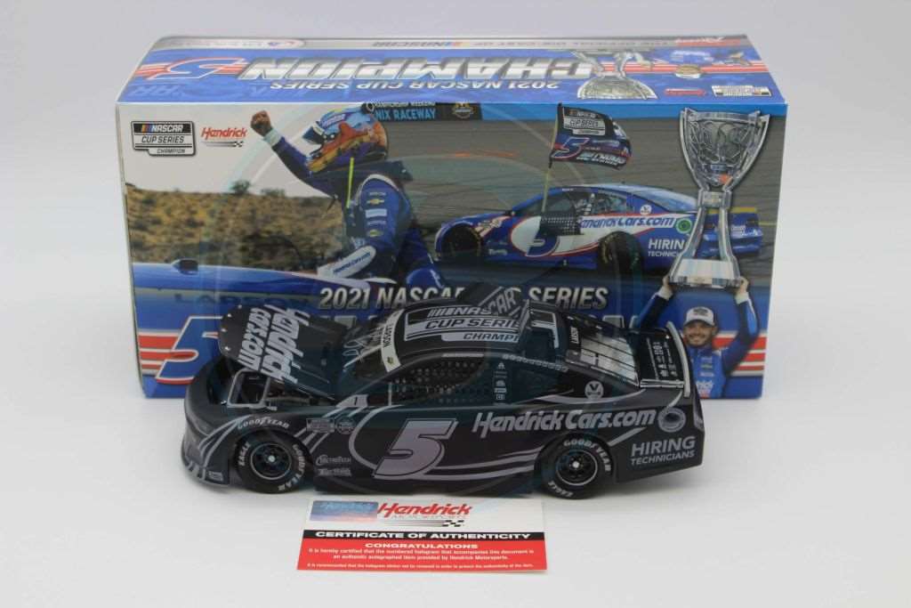 kyle larson autographed diecast