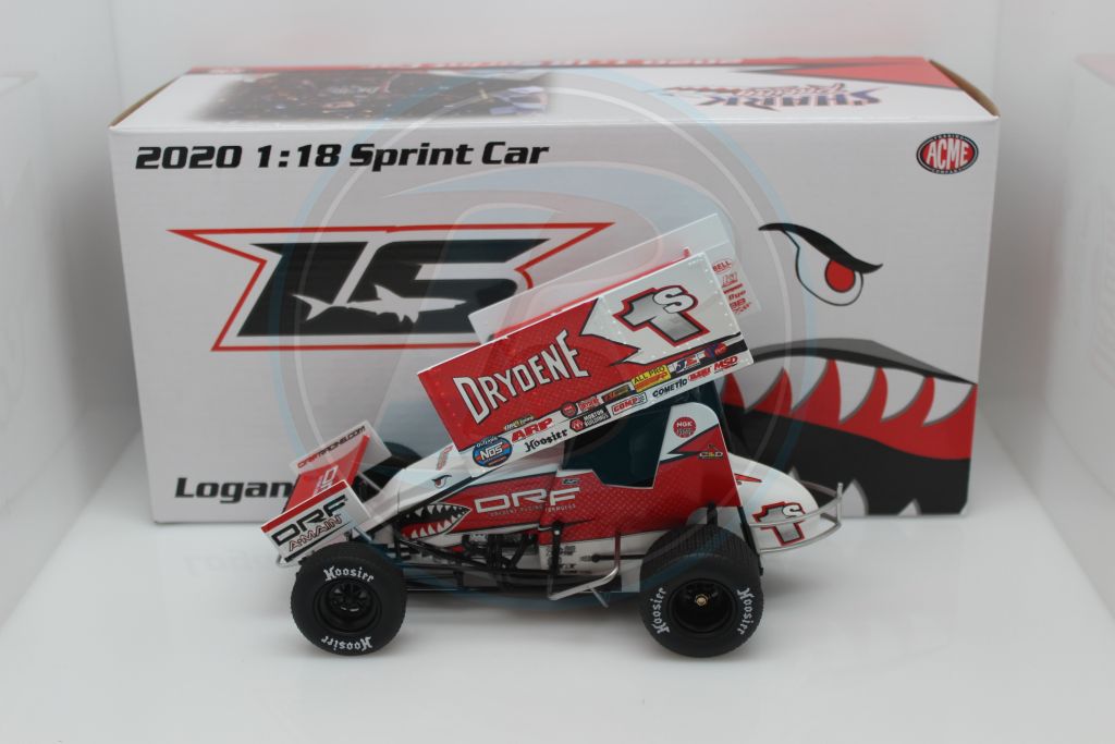 Logan Schuchart 2020 Drydene #1S Shark Racing 1:18 Sprint Car