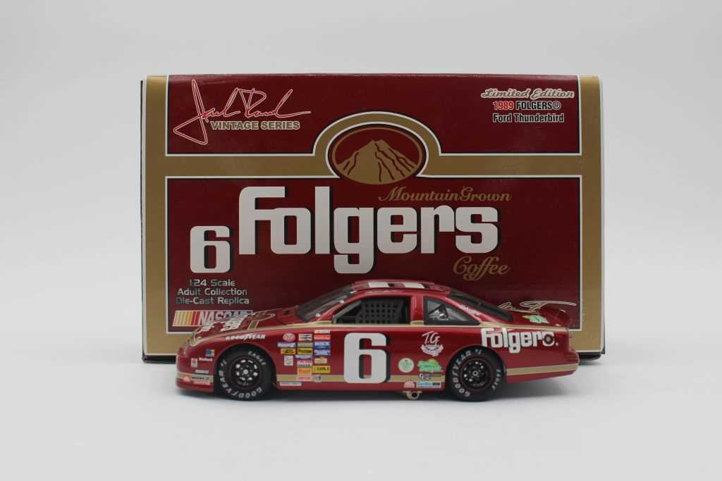 Mark Martin 1989 #6 Folgers 1:24 Team Caliber Diecast